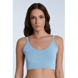 Albero Natur Bustier Damen Bustier blau|grau S