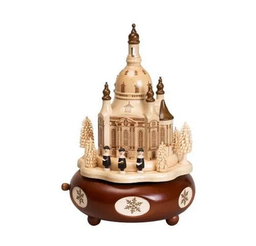 Zeidler Holzkunst Spieldose Dresdner Frauenkirche
