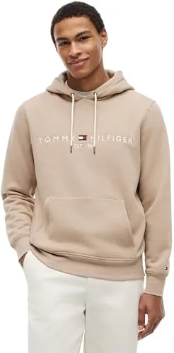 Tommy Hilfiger Herren Tommy Logo Hoody Mw0Mw11599 Pullover Hoodie, Beige (Batique Khaki), XL - Stylischer Hoodie von Tommy Hilfiger mit markantem Logo. Komfortabel und ideal für lässige Outfits. Hochwertige Verarbeitung für langanhaltende Freude.