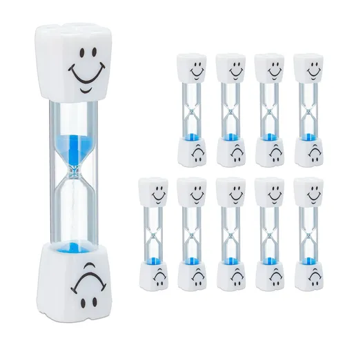 Sanduhr zähneputzen kinder Zahnputz Timer 10 Stück 20 g Sanduhr für Kinder