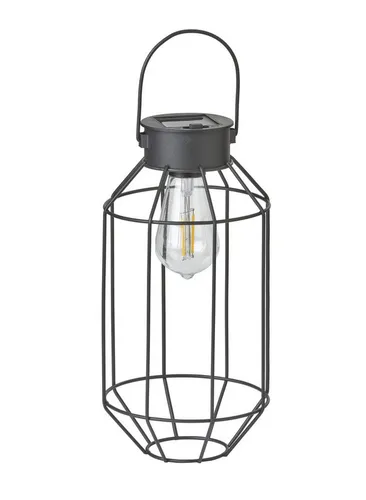 Northpoint LED Solarleuchte Laterne Außenleuchte Industrielook Garten Balkon IP44