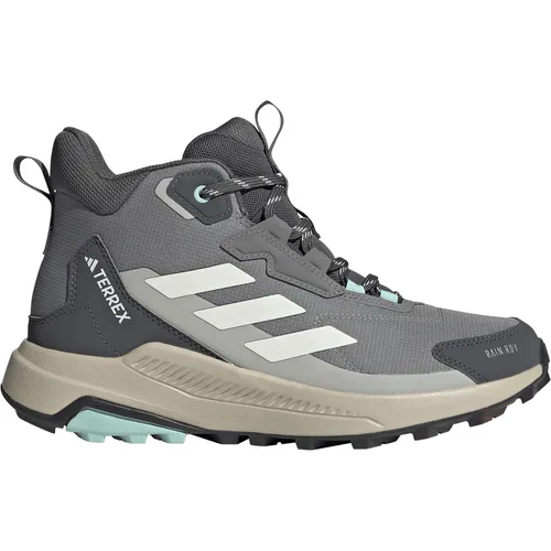 adidas Terrex Damen Anylander Mid R.RDY Schuhe (Größe 37, grau) - Wasserdichter Damen Mid-Cut Schuh für vielseitige Outdoor-Aktivitäten, bietet optimalen Schutz und hohen Tragekomfort bei wechselhaften Wetterbedingungen.