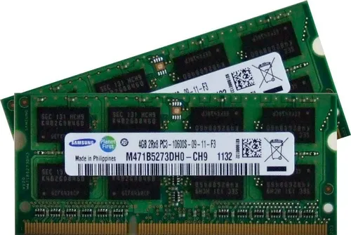 Produktbild Samsung 8Gb 2x 4GB DDR3 Ram 204pin 1333 Mhz Apple MacBook Pro, Imac, Mac Mini