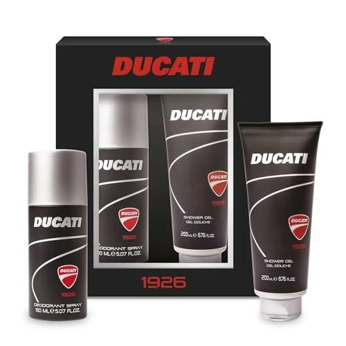 DUCATI | 1926 Packung Herren, Deodorant 150 ml + Duschschaum 200 ml Tb