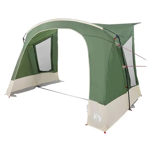 vidaXL Caravan Zelt mit Dach, Grün, 252 x 245 x 245 cm