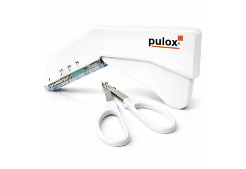pulox Einweg Hautklammergerät + Hautklammer Entferner Set von PULOX