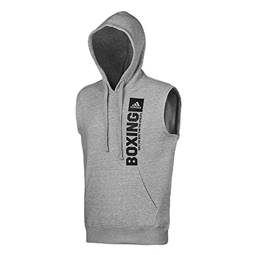 adidas Herren Community Vertical Hoody ärmellos - Kapuzenpullover für Herren, atmungsaktiv und reißfest, ideal für Training und Freizeit mit optimaler Bewegungsfreiheit.
