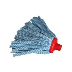 Bürstenmann Clean Star Wischmop Ersatzkopf blau/weiß - Praktischer Ersatzkopf für den Bürstenmann Clean Star Wischmop, ideal für eine gründliche Reinigung und einfache Handhabung.