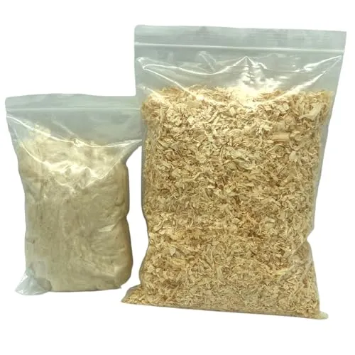 Kapok + Holzspäne für Hummelnistkästen