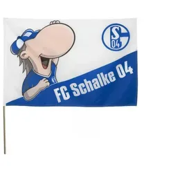FC Schalke 04 Fahne Schwenkfahne Erwin Kids 60x90cm (1-St) in blau von FC Schalke 04