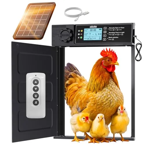 Okkobi Hühnerklappe Automatisch Solar von OKKÖBI