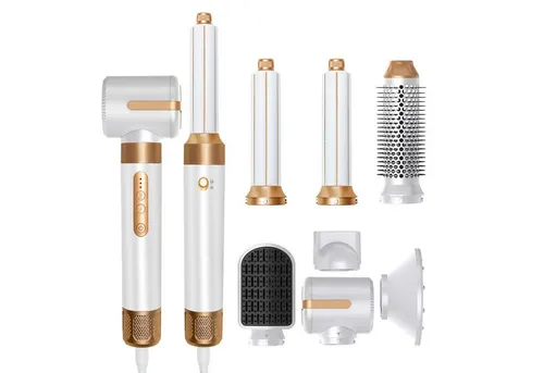 BELLABEAUTY Multihaarstyler Airstyler, Haarstyler, 7 in 1 Haarstyler, Warmluftbürste, 110000 U/Min, Valentinstag, Damengeschenk, Hochwertig