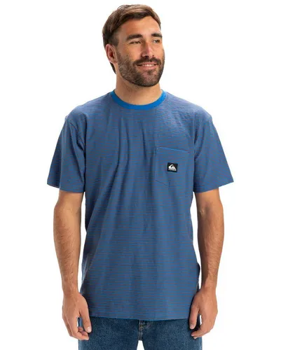 Quiksilver Kentin S/S Pocket T-Shirt - Blau, Größe M - Bequemes T-Shirt aus 100% Baumwolle, perfekt für die Freizeit. Entdecken Sie weitere Top-Angebote von Quiksilver im Online-Shop von Bergfreunde.de!
