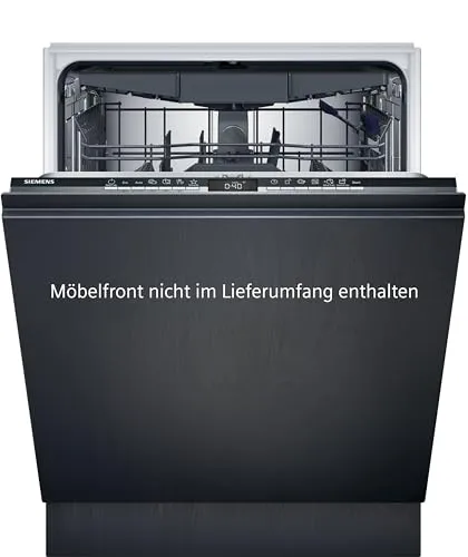 Siemens Vollintegrierter Geschirrspüler 60 cm SX65TX05CE - Geschirrspüler mit varioSpeed Plus für bis zu 3x schnellere Reinigung, flexComfort Körben für einfachen Beladung und Zeolith®-Trocknen für glänzende Ergebnisse bei geringem Energieverbrauch.