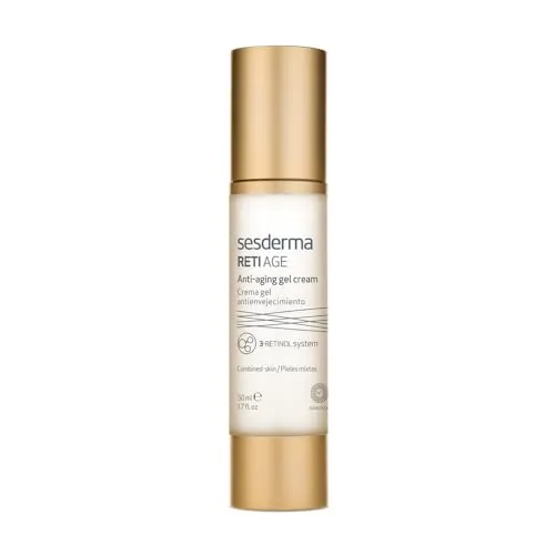 Sesderma | Retiage Gel Creme | Anti-Ageing Gel | Maximale Anti-Falten-Wirkung | 3-Retinol System | Retinol GEL Creme | Wirkstoffe | 50 ml