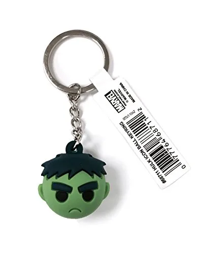 Marvel Hulk Icon Ball Schlüsselanhänger Schlüssel-Zubehör, mehrfarbig, 7,6 cm