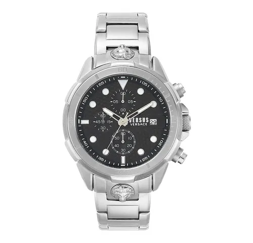 Versus VSPLP0419 6E Arrondissement Herrenuhr - Chronograph für Männer mit Edelstahlgehäuse, 50m wasserdicht und praktischer Stoppuhr-Funktion – ideal für stilbewusste Herren.