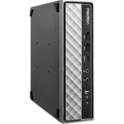 MEDION S20 Mini PC – Slim, Intel Core i5, 512GB SSD - Kompakter Multimedia PC mit Intel Core i5-12400T, 16GB RAM und 512GB SSD. Ideal für Home Office und Multimedia-Anwendungen. Inklusive VESA-Halterung für platzsparende Montage.