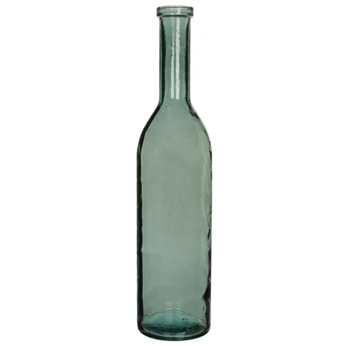 Mica Glas Flasche Rioja grau-grün, 100 x 21 cm - Deko-Accessoires: Stilvolle Glasflasche in grau-grün, perfekt für moderne Wohnräume und als einzigartiges Deko-Element.