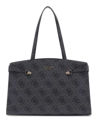 Guess Reisetasche Weekend Bag - Geräumige GUESS Reisetasche mit verstärktem Boden und praktischen Fächern. Ideal für Kurztrips und als Handgepäck geeignet. Mit Magnetverschluss und Trolleyhalterung für einfachen Transport.