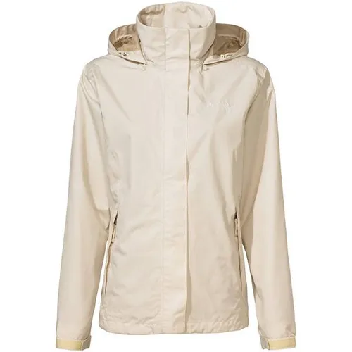 VAUDE Escape Light Regenjacke Damen – ecru uni, Größe 38 in weiß von VAUDE