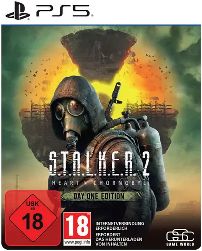 Stalker 2: Heart of Chernobyl für PS5 - Day One Edition - PS5-Spiel mit beeindruckender Grafik und packender Geschichte. Erlebe post-apokalyptische Abenteuer voller Mutanten und Geheimnisse in der Zone von Chornobyl.