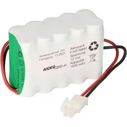 12V 1600mAh NiMH Akku für Assa Abloy Besam Türsysteme von Akkuman.de Akkutechnik vom Fachmann