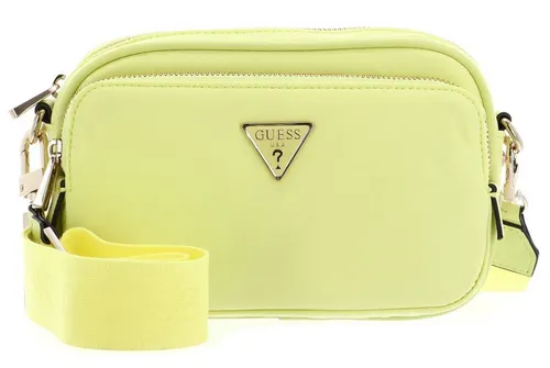 Guess Umhängetasche Eco Gemma gelb - Stylische Umhängetasche aus 100% Polyester, ideal für den täglichen Gebrauch. Mit verstellbarem Schulterriemen für optimalen Tragekomfort und kompakten Maßen.