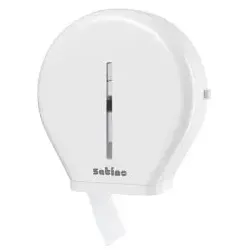 Wepa Satino Toilettenpapierspender Jumbo groß in weiß von Simpson Sst