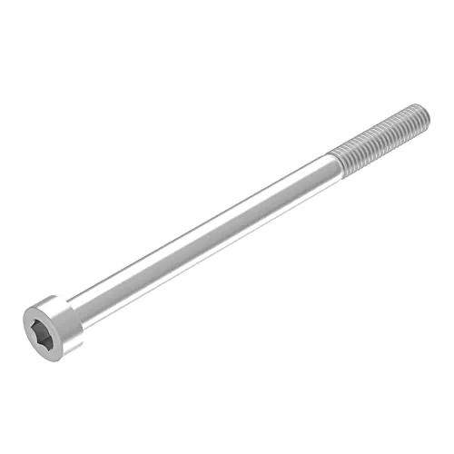 SECCARO Zylinderschraube M4 x 60 mm, Edelstahl V2A VA A2, DIN 912 / ISO 4762, Innensechskant, Teilgewinde, 20 Stück