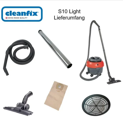 CLEANFIX Staubsauger S10 Light 850 Watt rot in rot von Cleanfix