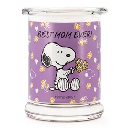 Peanuts Duftkerze ''Peanuts Best Mom ever'' in Lila - 250 g in lila von Peanuts