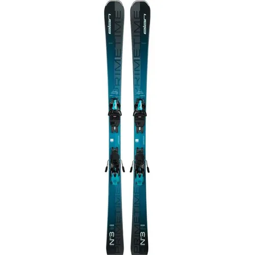 ELAN Damen Ski PRIMETIME N°3 W PS EL 10.0 - All Mountain Ski, vielseitig und reaktionsfreudig für ein unvergessliches Erlebnis im Schnee – ideal für Spaß den ganzen Tag!
