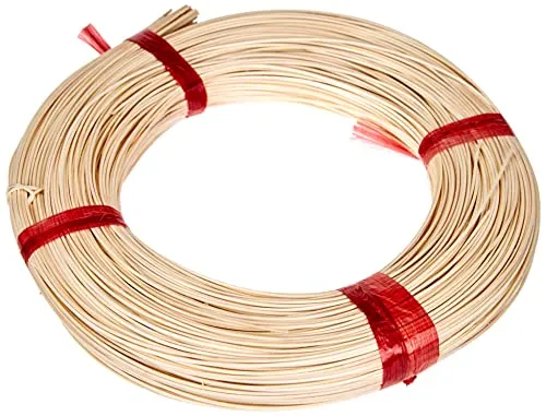 Rayher Hobby 6502000 Peddigrohr, natur, 1A Rotbandqualität, 1,4 mmø, Nr.0, Rolle 125g (ca. 140 m), Flechtrohr, Flechtmaterial, Beige