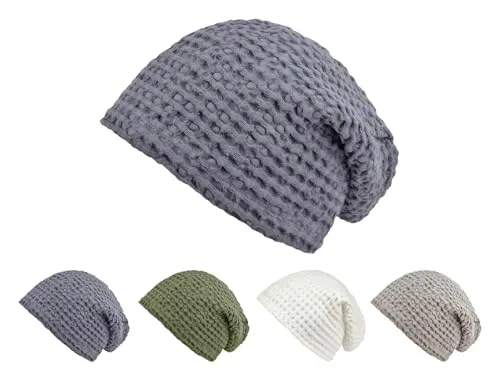 beties - PUR.NATURE - Sauna Beanie in fjord-blau - Hochwertiger Sauna Beanie aus Waffelpique, ideal für Wellness & Spa. Leicht und stylisch, schützt Kopf und Haare vor Hitze. Maschinenwaschbar und in modernem Design – perfekt für jeden Saunabesuch!