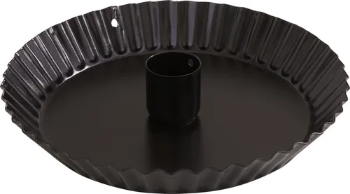 Metall Kerzenhalterschale für Stabkerze 14.5 cm Durchmesser 2.0 cm Höhe