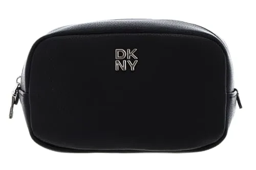 DKNY Sarah Kulturbeutel Travel Kit - Praktischer DKNY Kulturbeutel für Reisen und Zuhause, Maße: 15,5 x 9,5 x 8 cm, mit Zipper und standfestem Design. Ideal für die geordnete Aufbewahrung Ihrer Kosmetikprodukte.