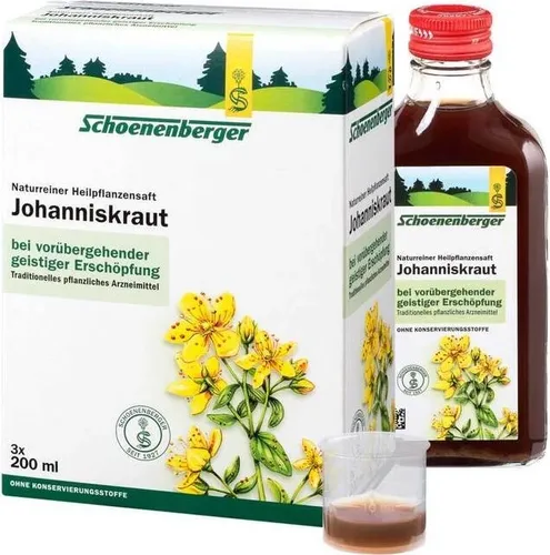JOHANNISKRAUT SAFT Schoenenberger Heilpfl.Säfte 600 ml