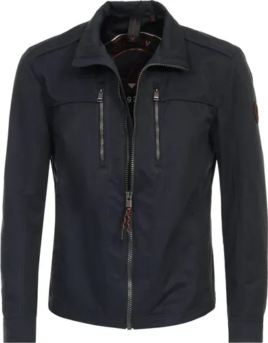 CASAMODA Jacke Uni Dunkelblau XXL - Funktionsjacke in Dunkelblau, hoher Baumwollanteil für optimalen Tragekomfort, mit praktischen Reißverschlusstaschen und vielseitig kombinierbar.
