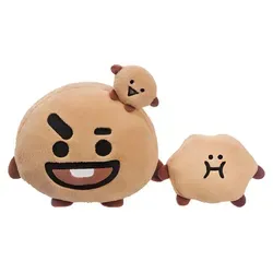 BT21 Shooky Plush 6.5In (Unboxed) NEU - Motorradreifen: Entdecken Sie den einzigartigen BT21 Shooky Plüsch, ein kuscheliger Begleiter mit hochwertiger Verarbeitung und perfekter Größe für Sammler und Fans.