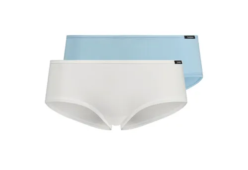 Skiny Damen Panty 2er Pack Cotton Advantage 082654 Gr. 44 - Panties & Hipsters für Damen, 2er Pack mit hüftigem Schnitt und flacher Nahtverarbeitung für höchsten Tragekomfort.