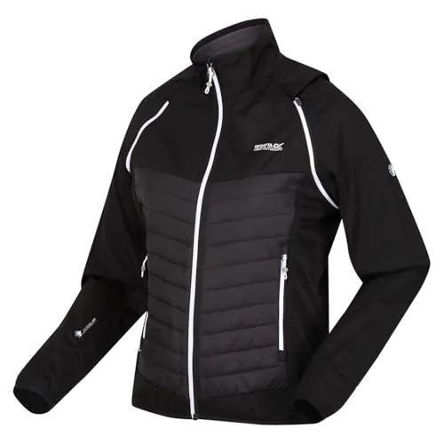 Regatta Wmn Steren Hybrid Womens 44 Black RWL238 80018L