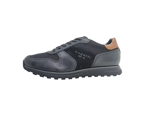 Bugatti Cirino Herren Schnürer - Sportlich in Schwarz, Größe 40 - Schnürer für Herren in sportlichem Design, aus hochwertigem Leder gefertigt und mit flachem Absatz für optimalen Tragekomfort.