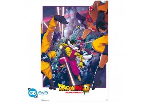 ABYstyle Poster DRAGON BALL HERO - Poster Maxi 91cmx51cm - Gohan & Piccolo