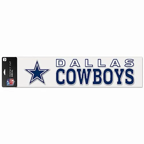 WinCraft NFL Dallas Cowboys Perfect Cut Aufkleber, 10,2 x 43,2 cm