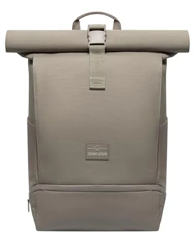 Johnny Urban Allen Medium Rolltop Rucksack - Tagesrucksack aus recycelten PET-Flaschen, wasserabweisend und ideal für Uni, Fahrrad oder Business. Mit gepolstertem Laptopfach für Notebooks bis 16 Zoll und hohem Tragekomfort.