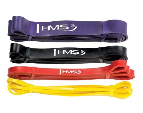 GU05 SET ZESTAW GUM DO ĆWICZEŃ HMS - Expander & Widerstandsbänder, ideal für effektives Krafttraining und vielseitige Übungen zu Hause oder im Fitnessstudio.