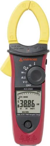 Beha Amprobe ACDC-54NAV Stromzange - Digitales Hand-Multimeter CAT III 1000 V, CAT IV 600 V, mit innovativem Joystick-Navigationssystem für einfache Bedienung und umfassende Diagnosefunktionen