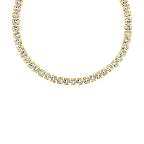 JOOP! Halskette aus Edelstahl für Damen, Halsschmuck, teilw. mit IP-Vergoldung, Kommt in Schmuck Geschenk Box