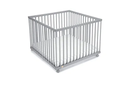 FabiMax Laufgitter 100x100 cm mit Matratze CLASSIC